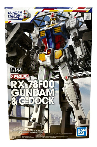 Gundam Factory Yokohama Rx-78f00 Gundam & G-dock 1/144 Gunpl