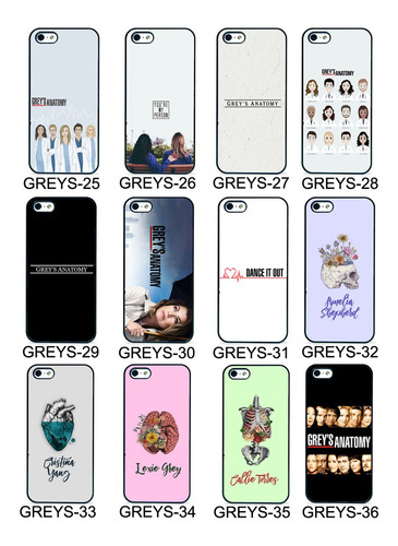 Funda Greys Anatomy Compatible Con Motorola Moto Tpu Negro G23