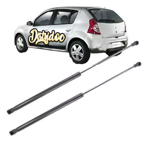 Juego X2 Amortiguadores Porton Baul Trasero Sandero 07 Al 13