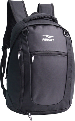 Penalty Mochila C/ Porta-bolas Pnlt-122 Cor Preto-chumbo Desenho do tecido Lisa