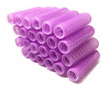 Imagen 2 de 7 de Paquete De 24 Mini Rulos De Pelo Con Ventilación Para Peluq