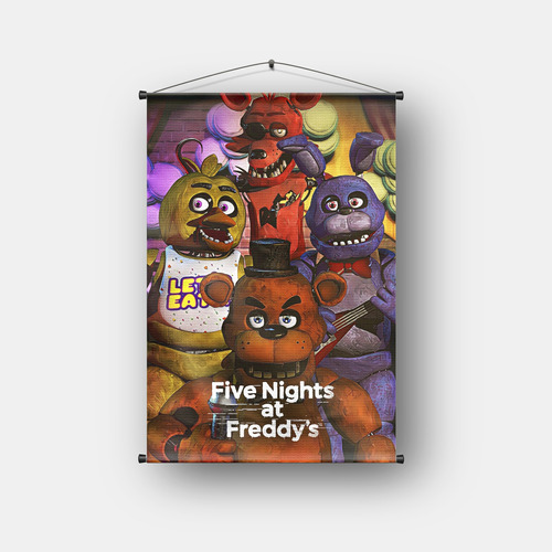 Pendón - Poster Five Nights At Freddy's 60 X 90 Cm 