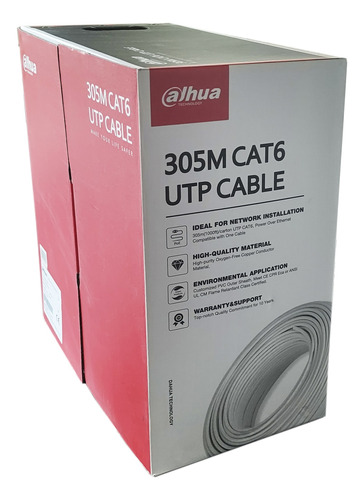 Cable Utp Cat6 Dahua Dh-pfm9201-6un-c 100% Cobre 305mts 