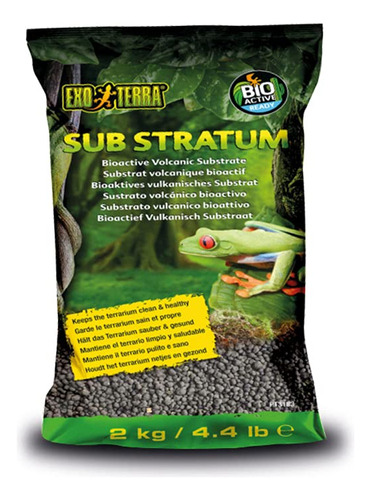 Exo Terra Sub Stratum, Sustrato Volcnico Bioctivo Para Terra