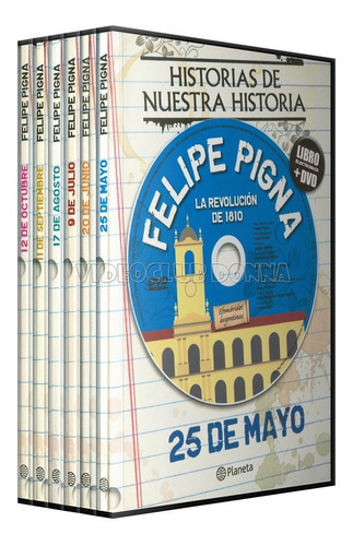 Colección Efemerides Historias De Nuestra Argentina Dvd