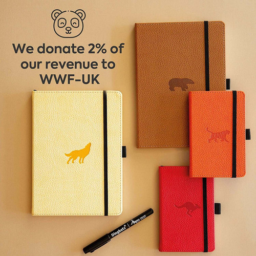Dingbats Libreta Extra Grande Wildlife Plain, Brown Be...