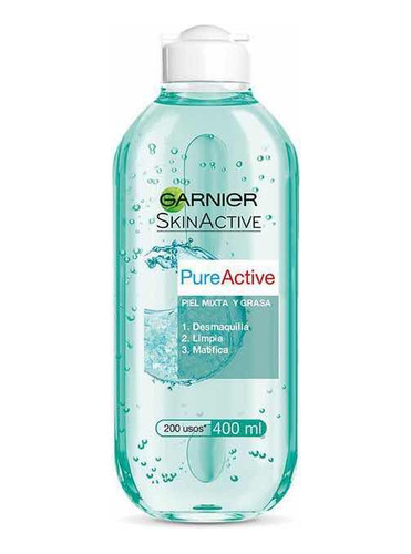 Agua Micelar Pure Active 400 Ml Garnier - mL a $103