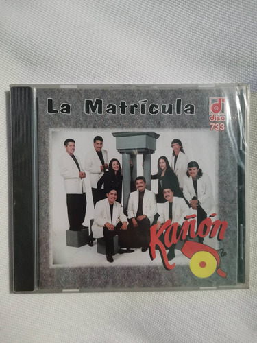 La Matrícula Kañon Cd Original Nuevo Y Sellado 