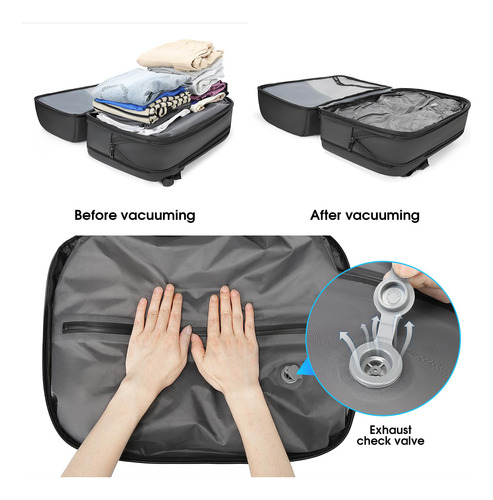 Mochila A Vácuo Tangcorle Airback 50l Com Vedação A Vácuo E