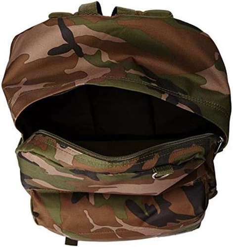 Mochila Clásica Woodland Con Diseño De Camo-verde Y Marron