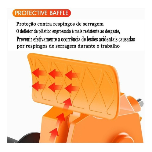 Lazhu Serra Manual Circular Mini Motoserra Bateria Serra