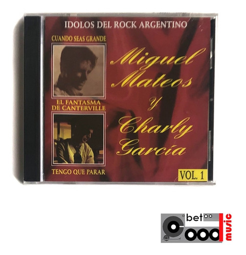 Set De 2cd´s Ídolos Del Rock Miguel Mateos & Charly García 