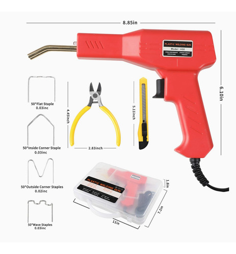 Pistola De Reparación De Parachoques, Soldadora De Plástico