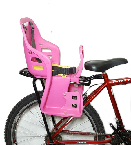 Imagem 2 de 2 de Cadeirinha Para Bicicleta Traseira Zummi + Bagageiro