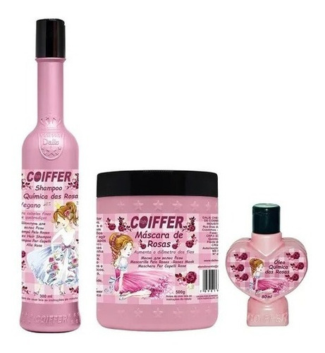 Imagem 1 de 6 de Coiffer Kit Cliente Química Das  Rosas Coiffer 2 Unidades