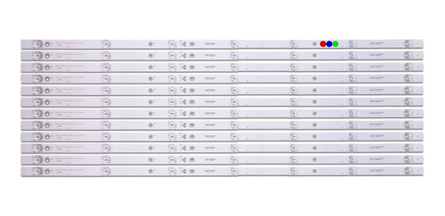 Kit Leds Tcl 75s423 (12tiras 7led) - Aluminio, Nuevo