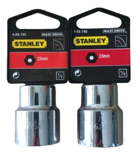 Dado Hexagonal 1/2x23 Mm 4-88-745 Stanley 2pack