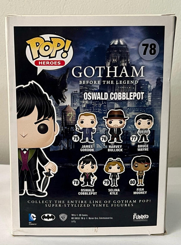 Funko Pop Oswald Cobblepot 78 Gotham (Usado)