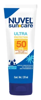 Protector Solar En Crema Nuvel Suncare Fps 50 Ultra 120ml