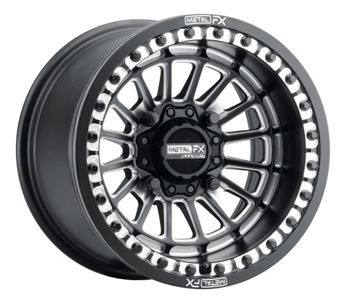 Rin Delta Beadlock Satinado Contrast Cut 15x7-4x156 Metal Fx