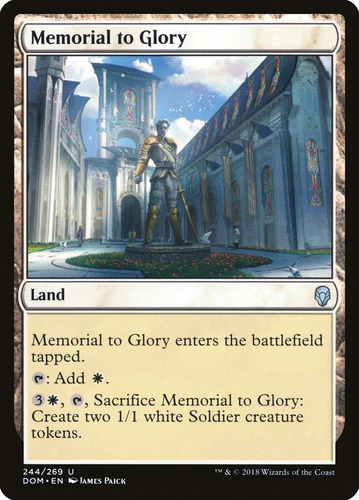 Cartas Magic Memorial To Glory Dominaria Mtg Bsas