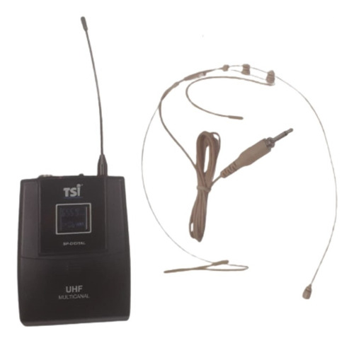 Transmissor Bp Digital Com Headset Br-7000-uhf - Tsi