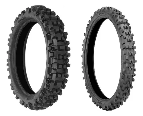 comprar Par Pneu Trilha 80\u002F100-21 + 100\u002F100-18 Technic Txc