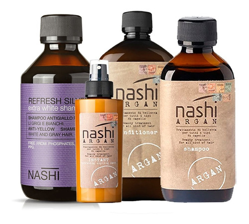 Nashi Shampo Y Acond 200 Ml Instant Y Shampo Silver 200 Ml