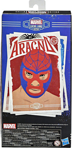 Figura De Acción Hasbro Marvel Lucha Libre El Aracno 24 Cm