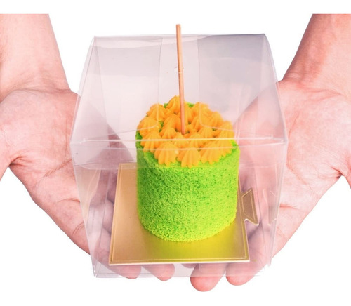 100 Uds Caja De Regalo Transparentes,pequeñas Cajas Plástico