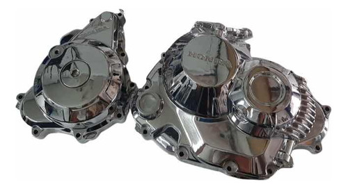 Tampa Motor Embreagem E Magneto Titan 160 Cromado