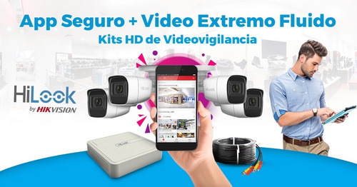 Kit Circuito Cerrado 4 1080 Domo Metal 100mts Utp 2tb