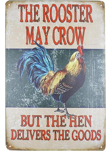 Skyc The Rooster May Crow But The Hen Carteles De Metal