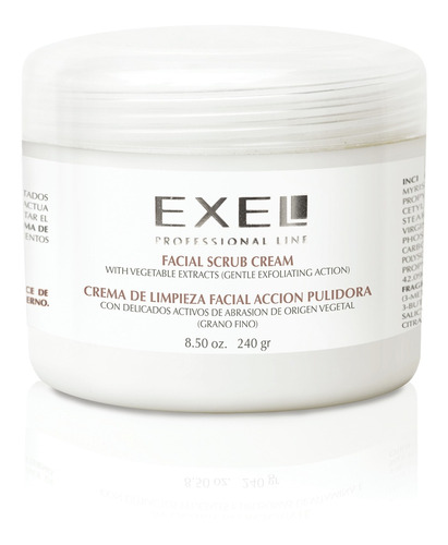 Crema De Limpieza Facial Exel Pulidora X240ml