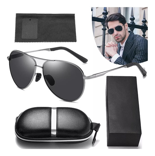 Deylinghs Lentes De Sol 100% Original Aluminio Gafas Polarizados Condu