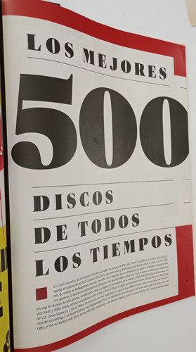 Rolling Stone 275 Revista 500 Mejores Discos Foo Fighters (Usado)