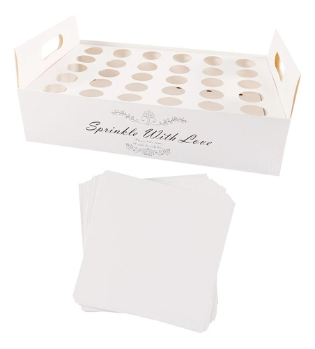 Ba Elegante Juego De Portaconos Para Confeti De Boda 30