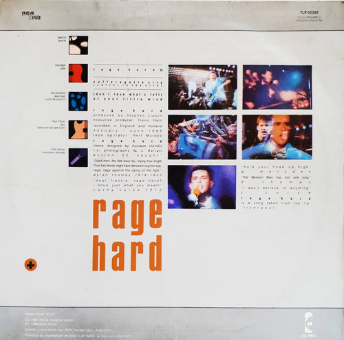 Frankie Goes To Hollywood - Rage Hard Maxi Lp (Usado)