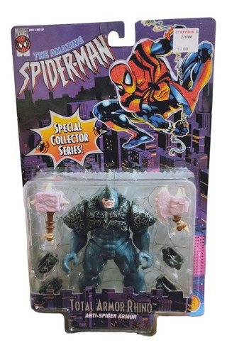 Rhino Total Armor Spider Man Toy Biz 1996 Vintage