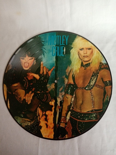 Lp Foto Disco - Motley Crue - Shout At The Devil - 1983 Semi (Usado)