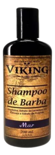 Shampoo De Barba 200ml - Mar - Viking Cítrico