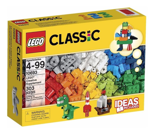 Lego Clásico Suplemente Creativo 10693 Incluye 303 Piezas
