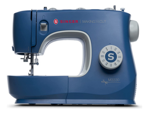 Máquina D Coser De Corte 97 Aplicaciones Singer M3330 Azul