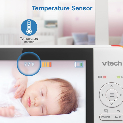 Baby Call com câmera Vtech Vm924 5 Hd 270° Cor branca