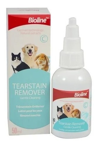 Removedor Manchas De Lagrimales Para Mascotas 50ml Bioline