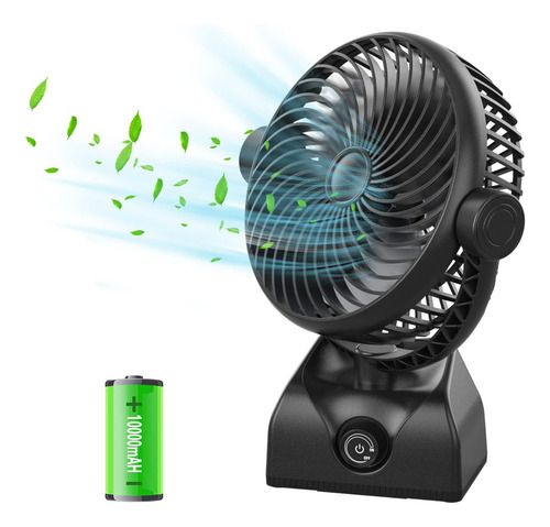 Ventilador Oscilante De Escritorio, Ventilador De Mesa Girat