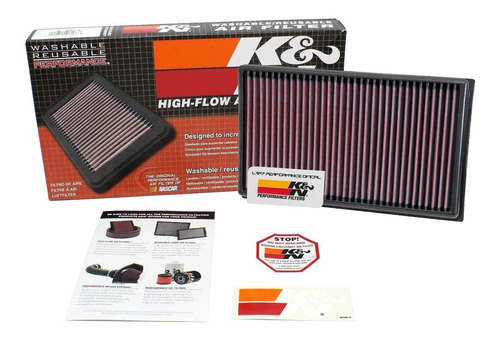 Filtro Ar K&n Vw Gol Voyage Fox 1.0 8v Polo 1.6 33-2221