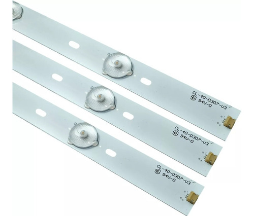 Kit 3 Barra Led Philips 40pfg4109 40pfg4109/78 Nova Original