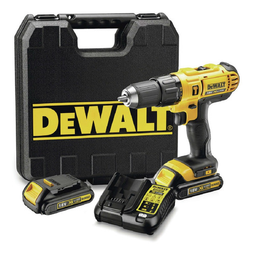 Imagen 5 de 6 de Taladro percutor atornillador inalámbrico de 13mm DeWalt DCD776C2 20V + accesorios 220V