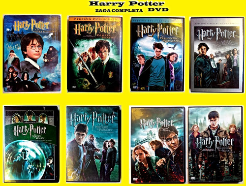 Harry Potter Saga Completa - 8 Películas Formato Dvd (Usado)
